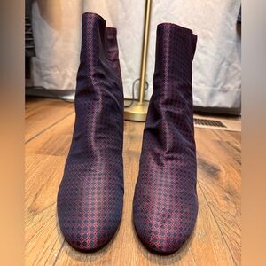 J. Crew Red and Navy Women's Boots